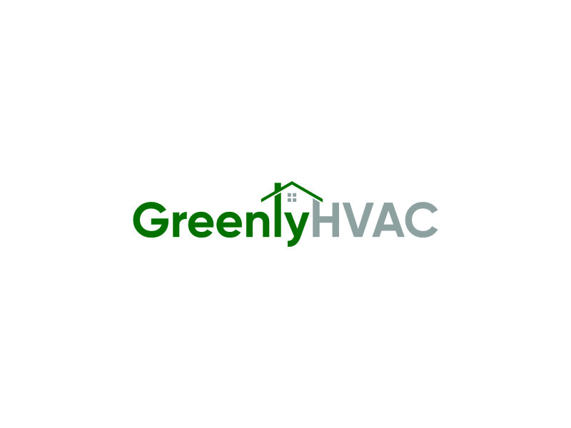 Greenly HVAC logo design by almaula