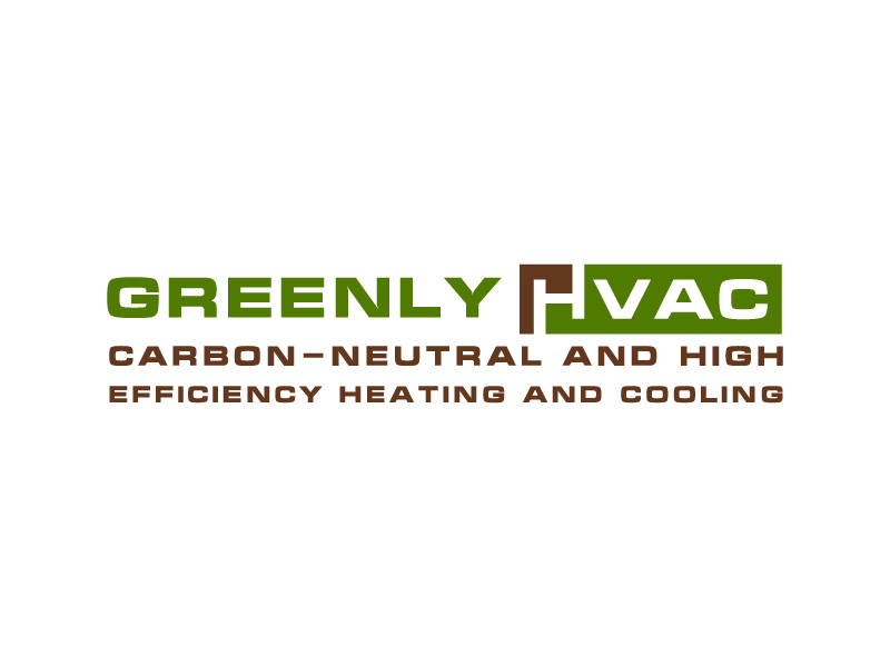 Greenly HVAC logo design by MuhammadSami