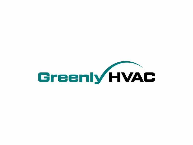 Greenly HVAC logo design by hopee