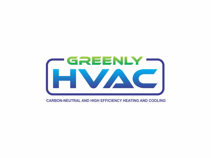 Greenly HVAC logo design by Greenlight