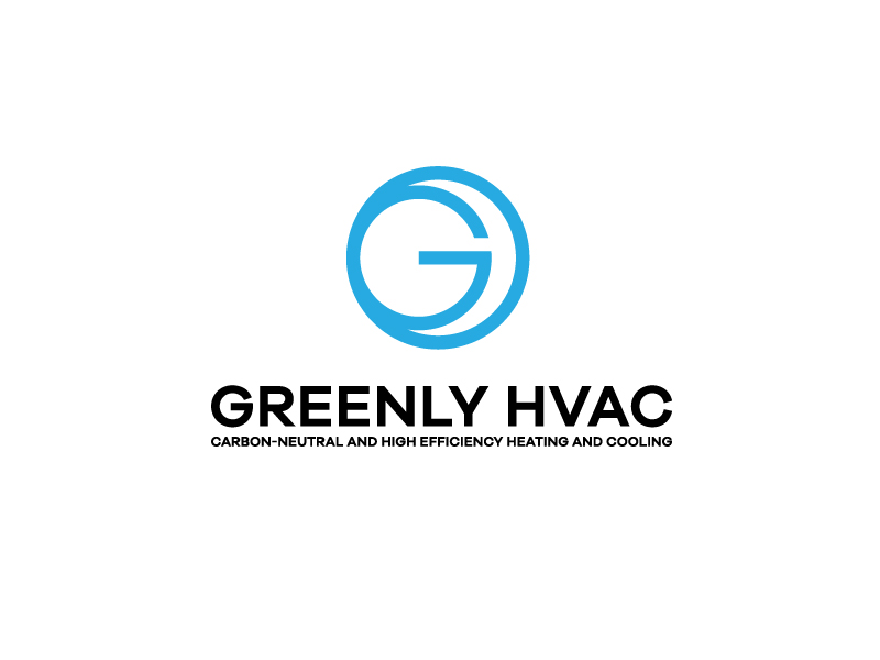Greenly HVAC logo design by bigboss