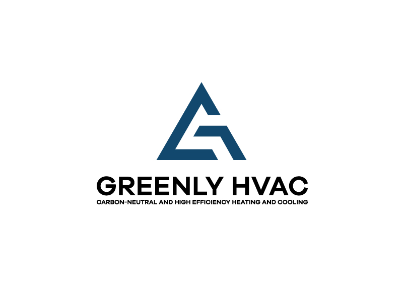 Greenly HVAC logo design by bigboss
