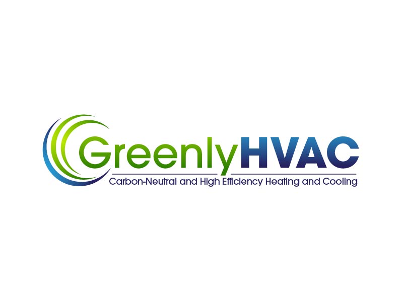 Greenly HVAC logo design by usef44