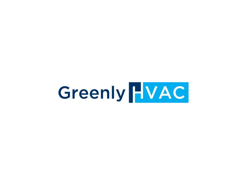 Greenly HVAC logo design by Zeratu