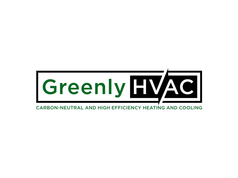 Greenly HVAC logo design by jancok