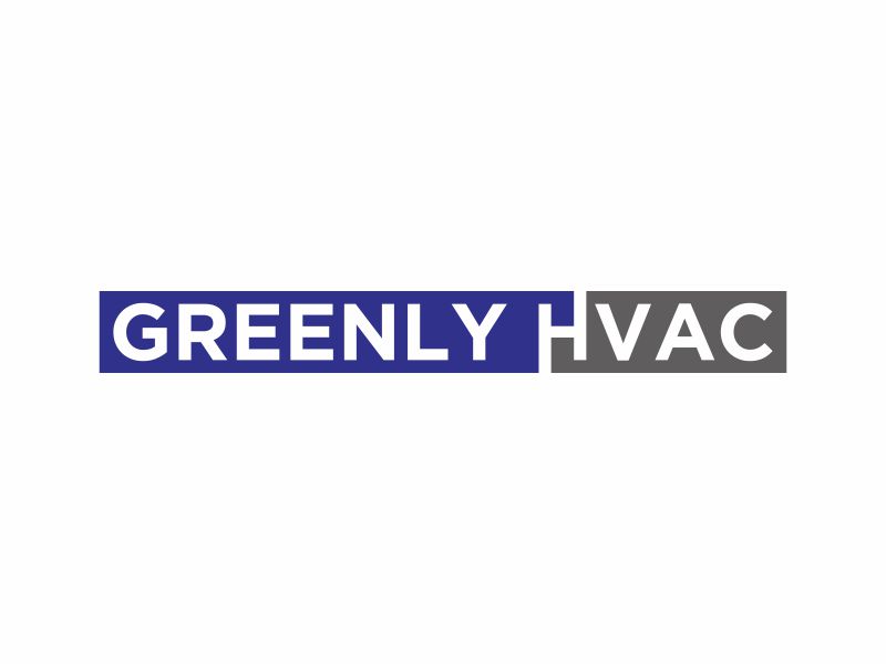 Greenly HVAC logo design by agil