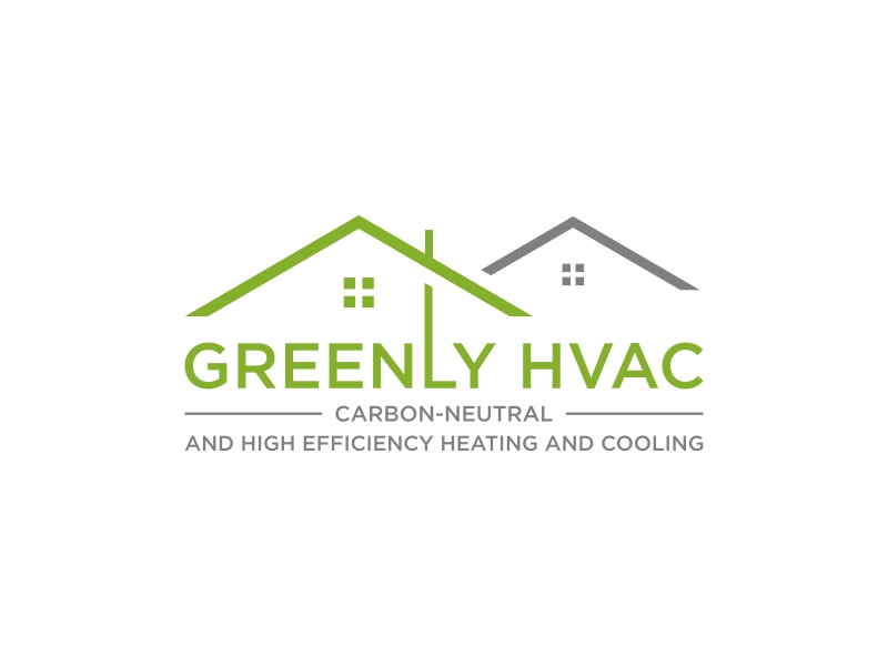 Greenly HVAC logo design by Snapp