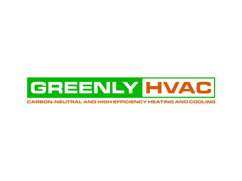 Greenly HVAC logo design by tejo