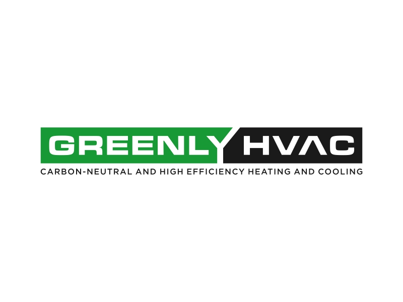 Greenly HVAC logo design by artery
