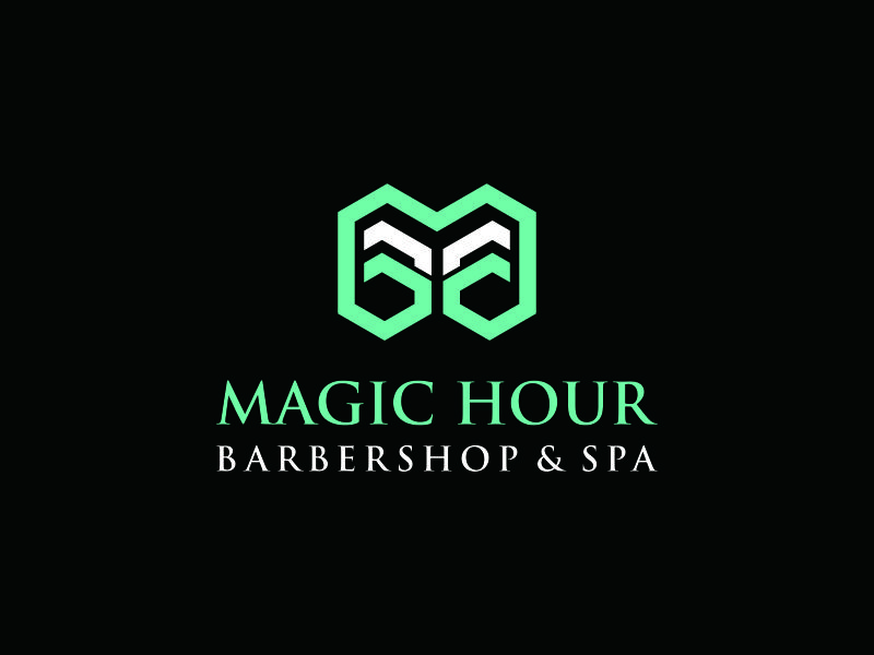Magic Hour Barbershop & Spa logo design by vostre