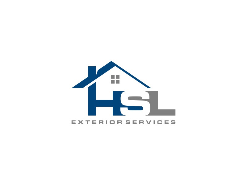HSL Exterior Services logo design by Gedibal
