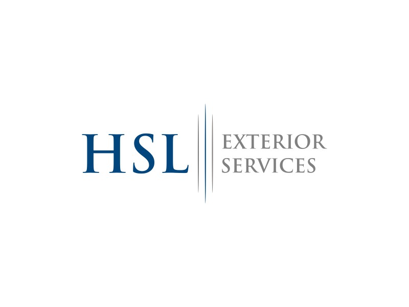 HSL Exterior Services logo design by Gedibal