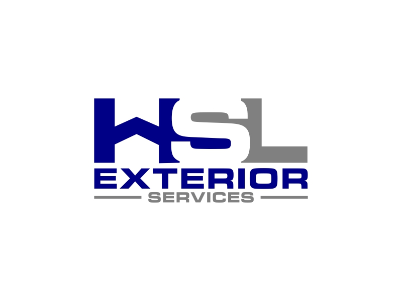 HSL Exterior Services logo design by qqdesigns