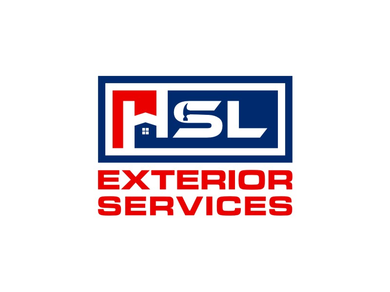 HSL Exterior Services logo design by alby
