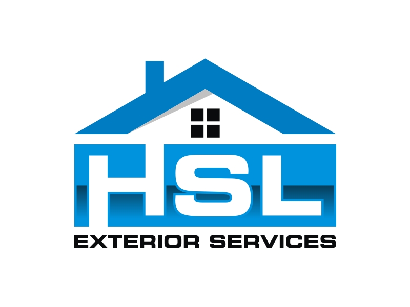HSL Exterior Services logo design by lintinganarto