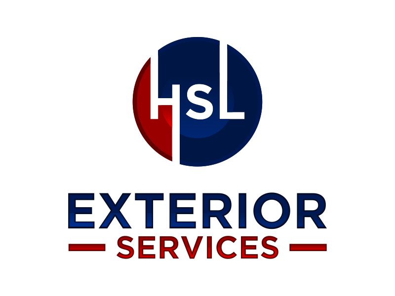 HSL Exterior Services logo design by dencowart