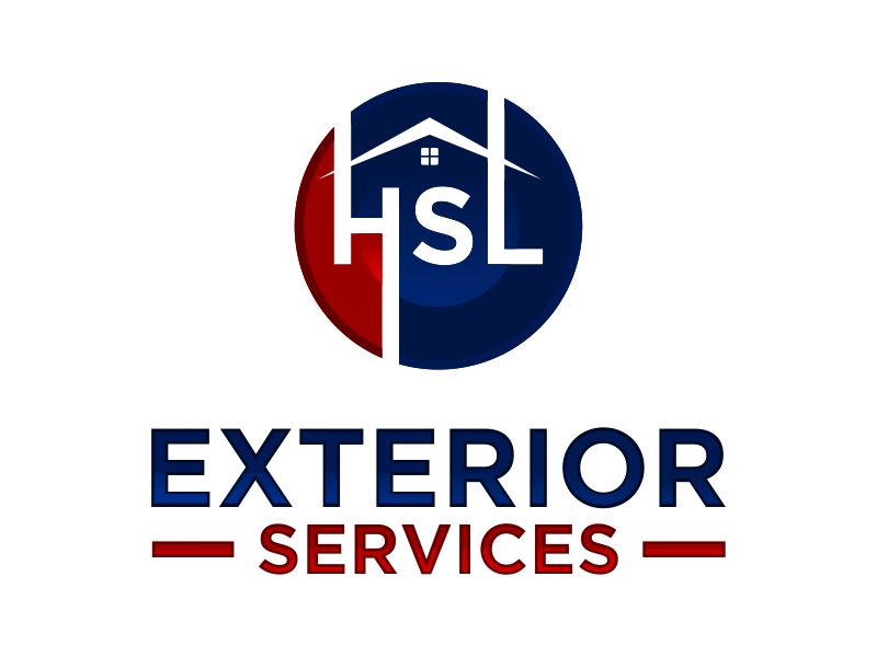 HSL Exterior Services logo design by dencowart