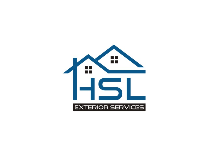 HSL Exterior Services logo design by R-art
