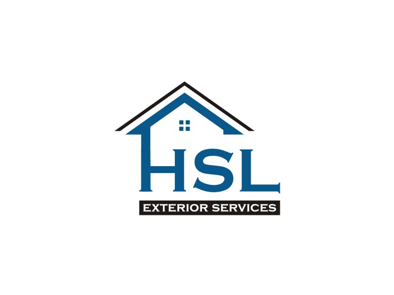 HSL Exterior Services logo design by R-art