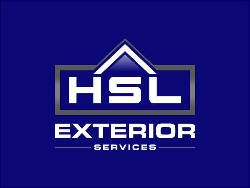 HSL Exterior Services logo design by gitzart