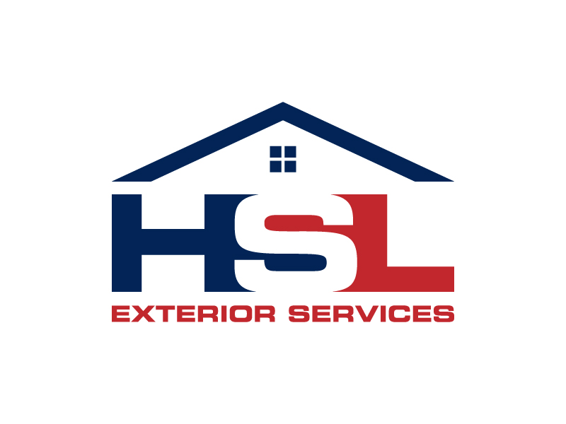 HSL Exterior Services logo design by denfransko