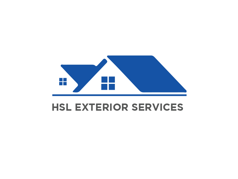HSL Exterior Services logo design by heba