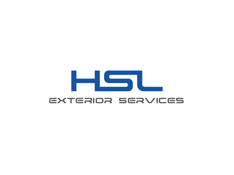 HSL Exterior Services logo design by heba