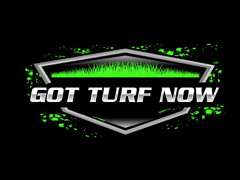 GOT TURF NOW logo design by Greenlight