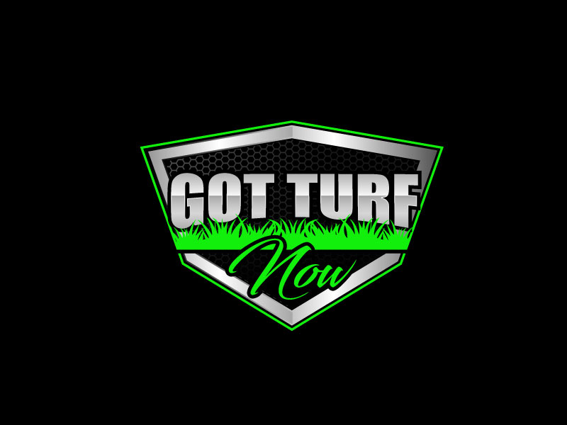 GOT TURF NOW logo design by bezalel
