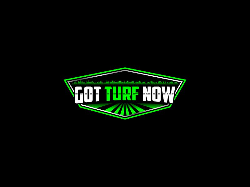 GOT TURF NOW logo design by Zeratu