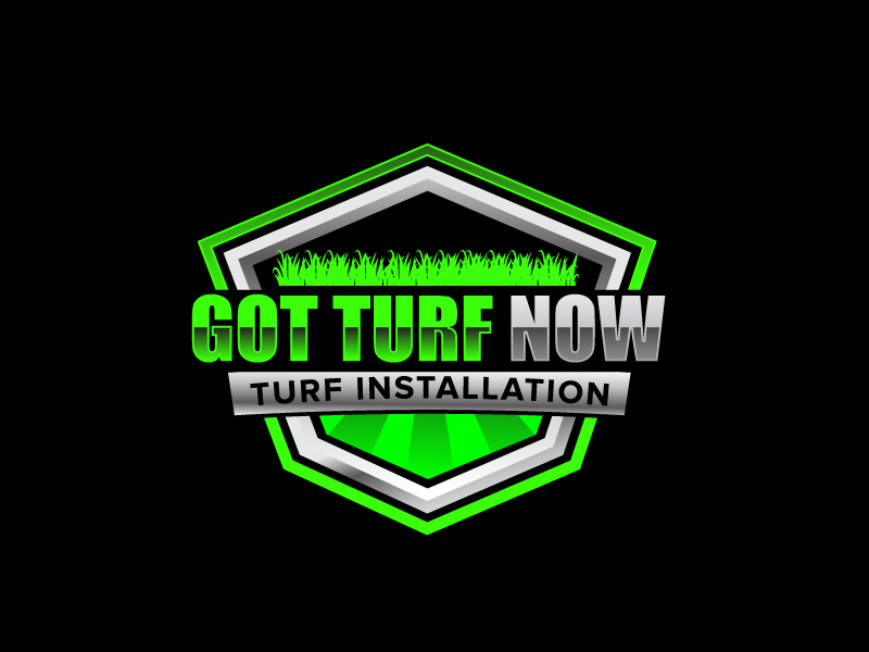 GOT TURF NOW logo design by Erasedink