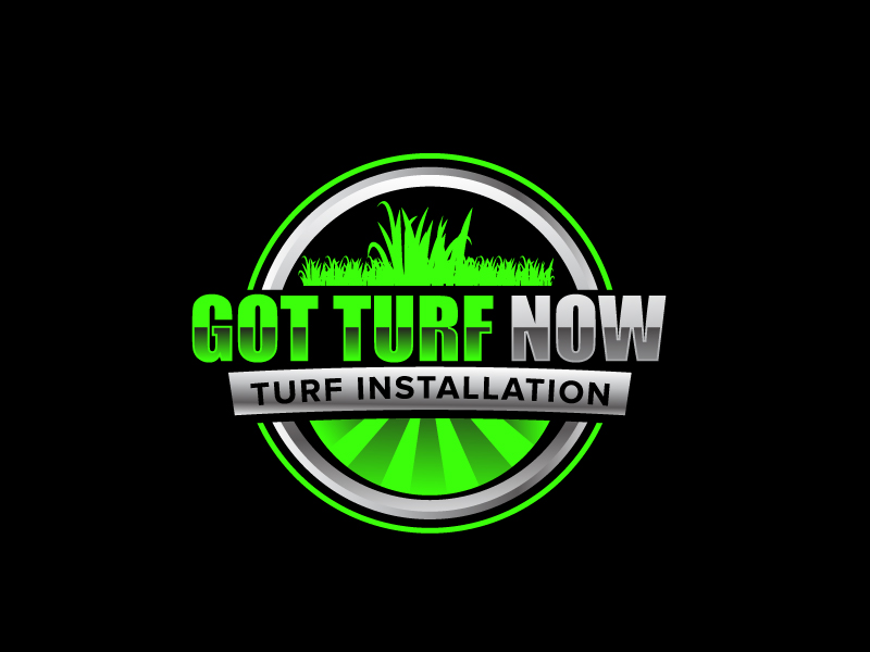 GOT TURF NOW logo design by Erasedink