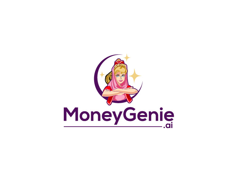 MoneyGenie.ai logo design by bezalel