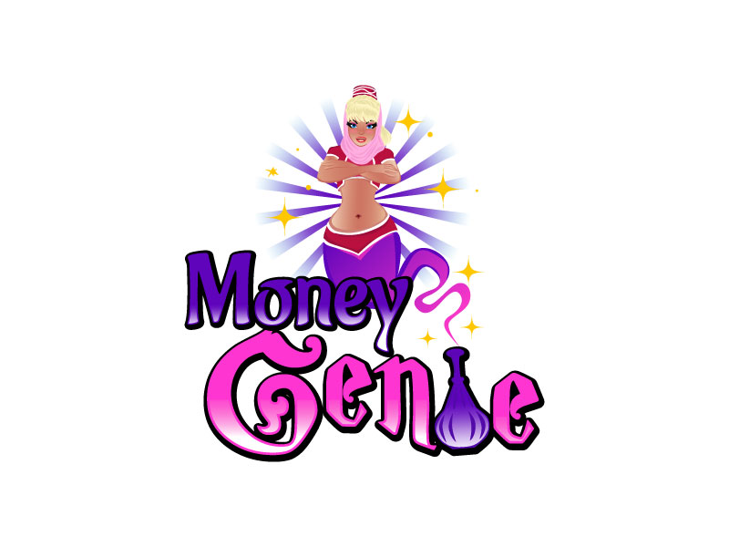 MoneyGenie.ai logo design by DanizmaArt