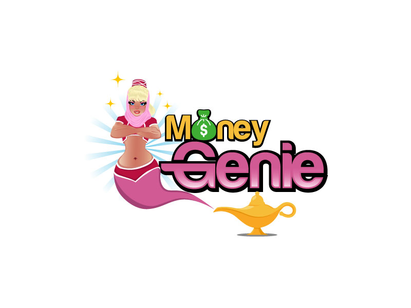 MoneyGenie.ai logo design by DanizmaArt