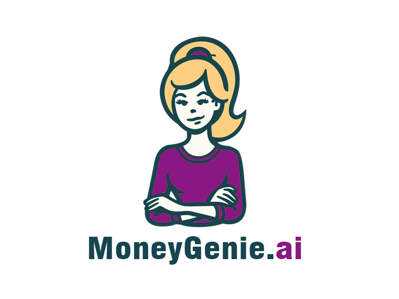 MoneyGenie.ai logo design by Aldabu