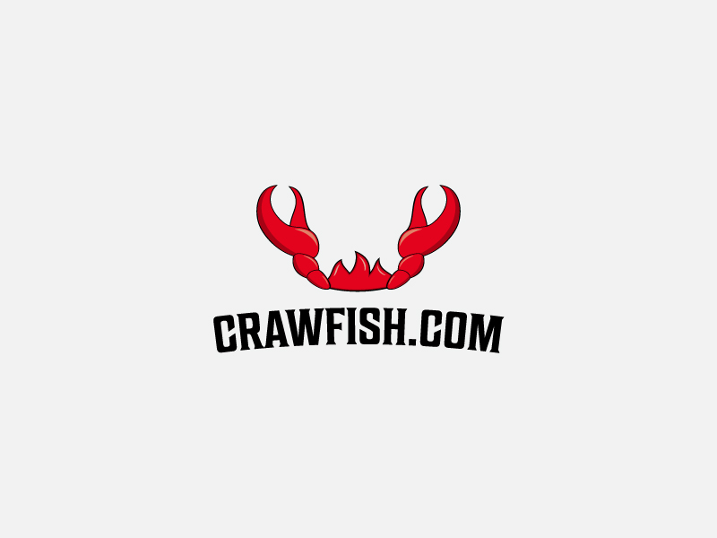 Crawfish.com logo for Facebook group logo design by Rizki Wiratama