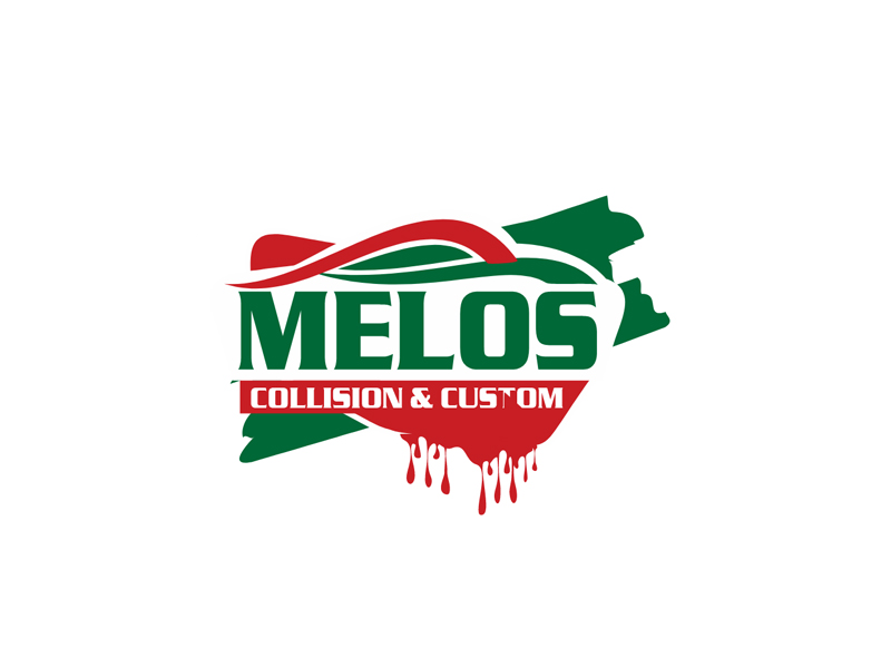 Melos collision and custom logo design by creativemind01