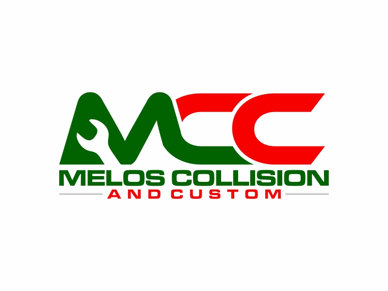 Melos collision and custom logo design by agil