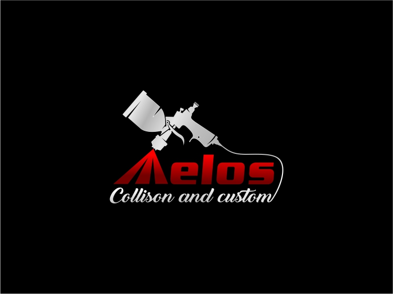 Melos collision and custom logo design by nusa
