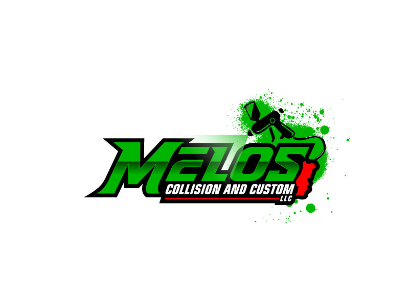 Melos collision and custom logo design by bezalel