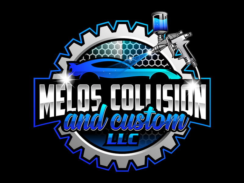 Melos collision and custom logo design by Yulioart