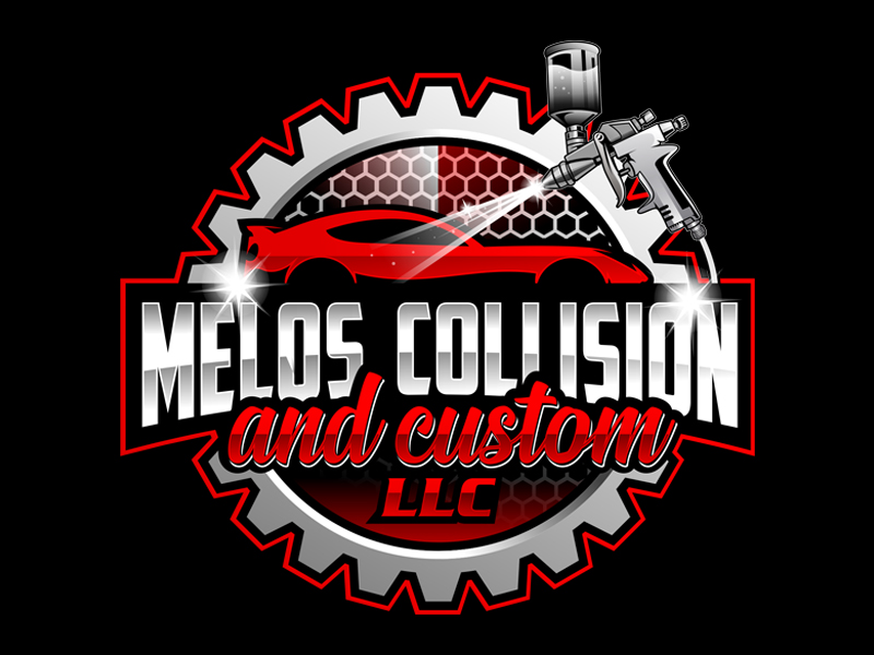 Melos collision and custom logo design by Yulioart