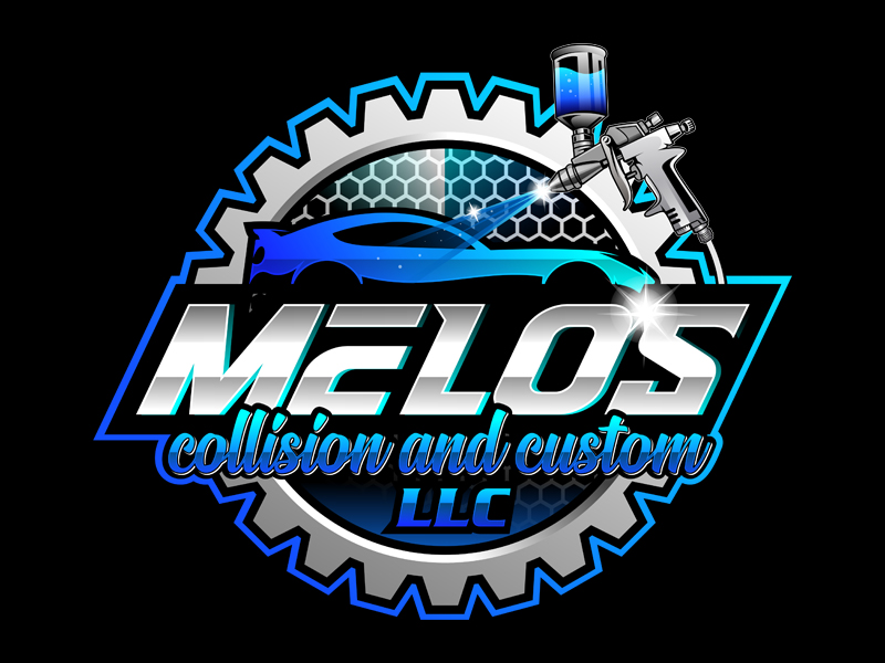 Melos collision and custom logo design by Yulioart