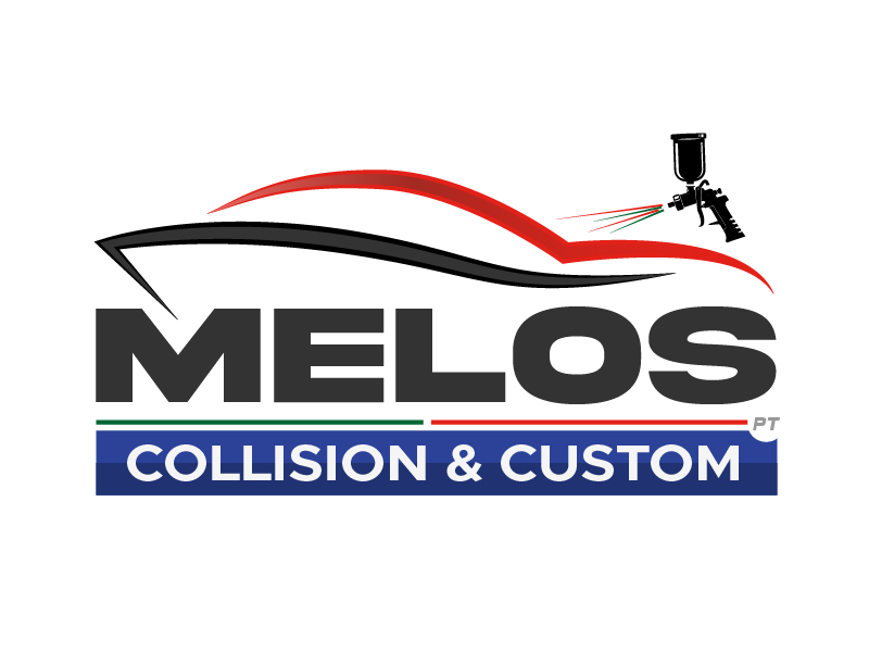 Melos collision and custom logo design by Herquis