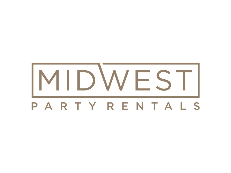 Midwest Party Rentals logo design by Artomoro