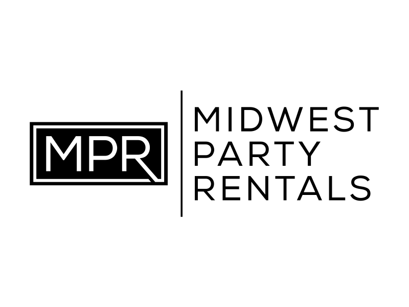 Midwest Party Rentals logo design by cintoko