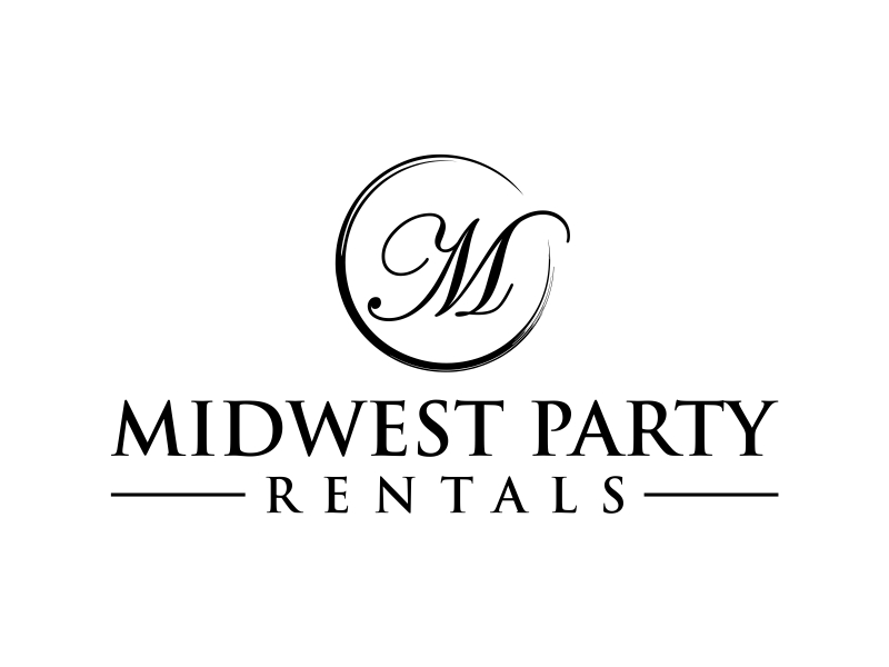 Midwest Party Rentals logo design by cintoko