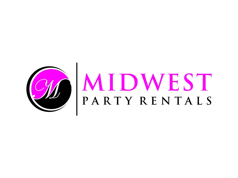 Midwest Party Rentals logo design by cintoko