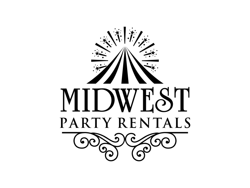 Midwest Party Rentals logo design by cikiyunn